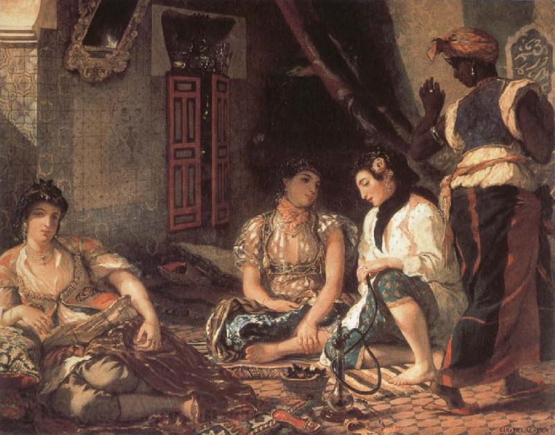 Eugene Delacroix The Women of Algiers France oil painting art